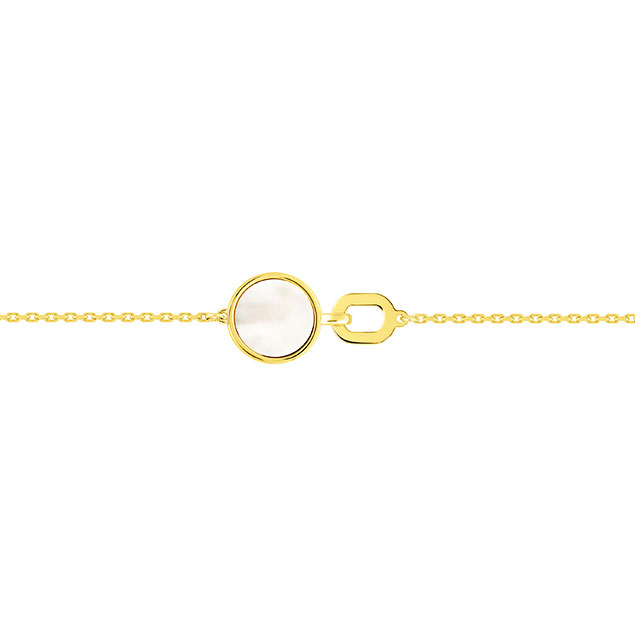 Handmade Macrame bracelet - mother of pearl