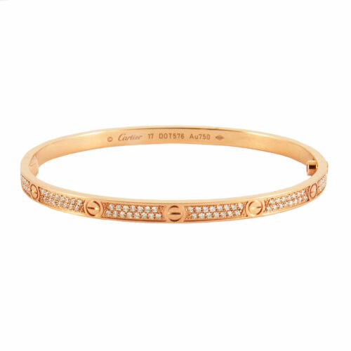 CARTIER LOVE Bracelet Paved