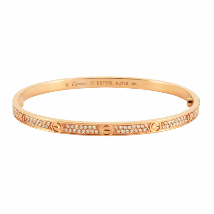 CARTIER LOVE Bracelet Paved