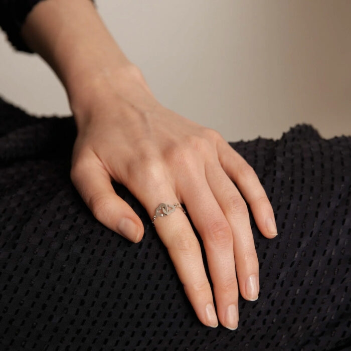 DINH VAN Double Hearts Ring