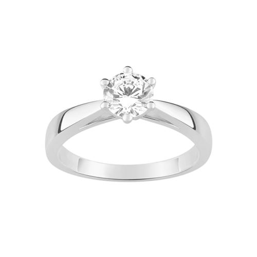 white diamond ring