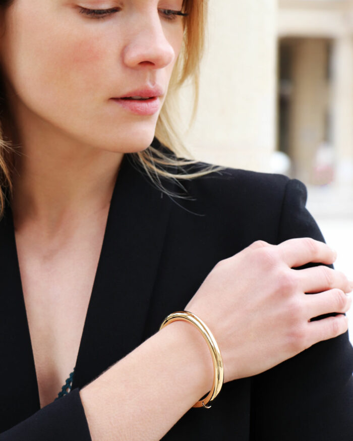 large gold bangle