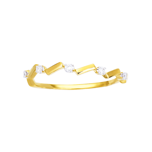 yellow gold diamond ring
