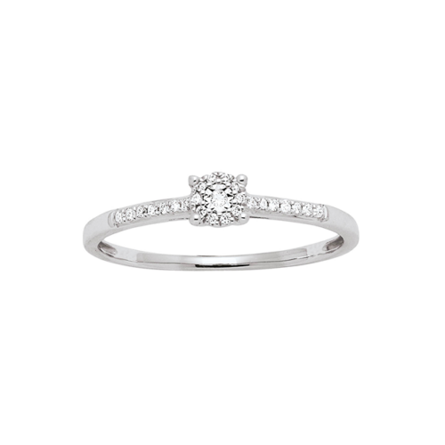 white gold engagement ring
