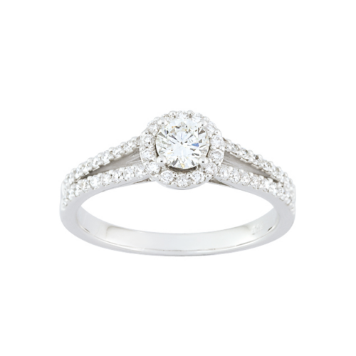 ring engagement white gold