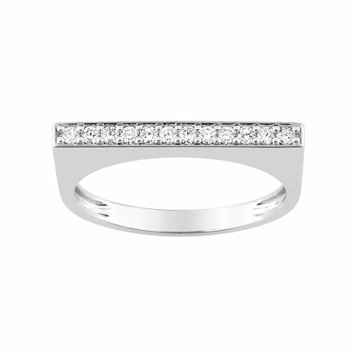 diamond line ring