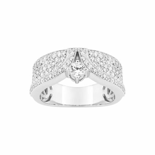 paved diamond ring