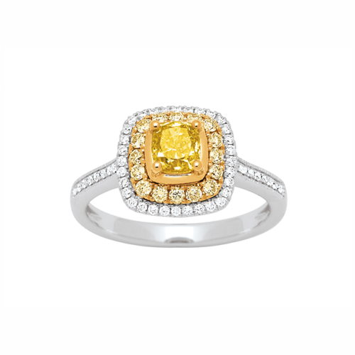 yellow diamond ring