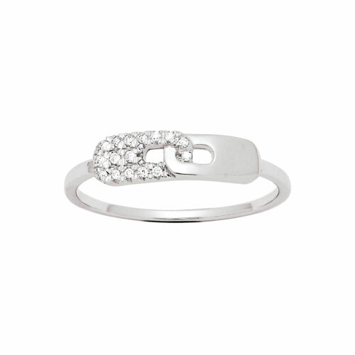 diamond Handcuffs Ring