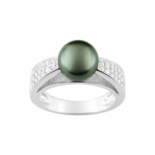 tahitian pearl ring gold