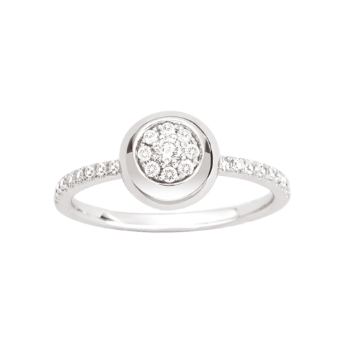 white gold diamond ring
