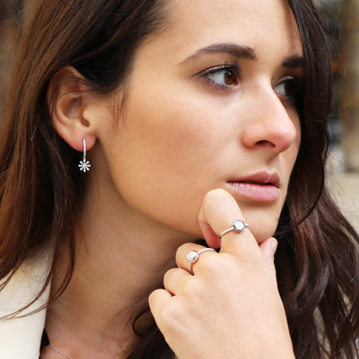 diamond drop earrings