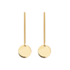gold drop earrings