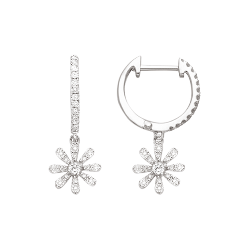 diamond drop earrings