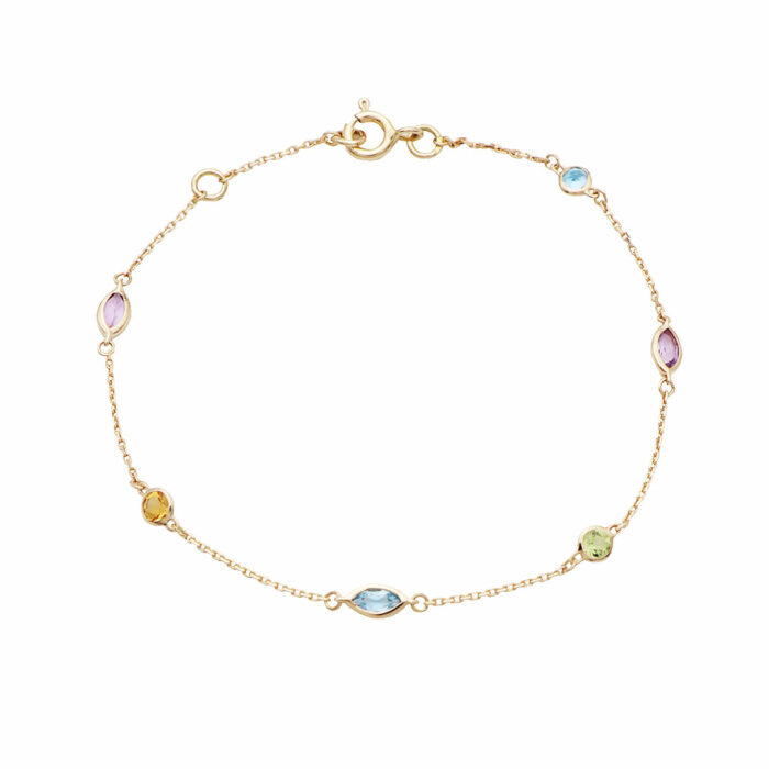 bracelet with gemstones