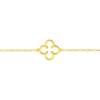 gold clover bracelet