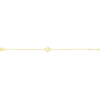 gold clover bracelet