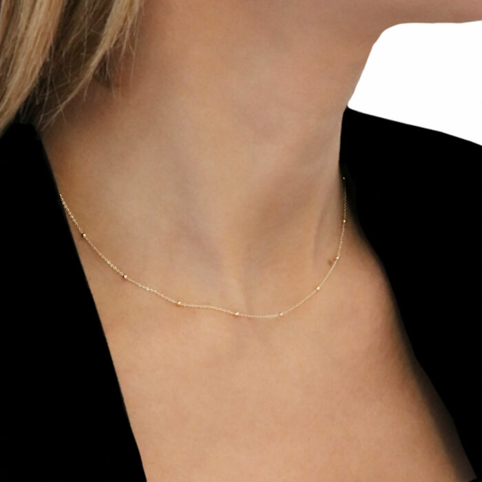 fine chain gold necklace