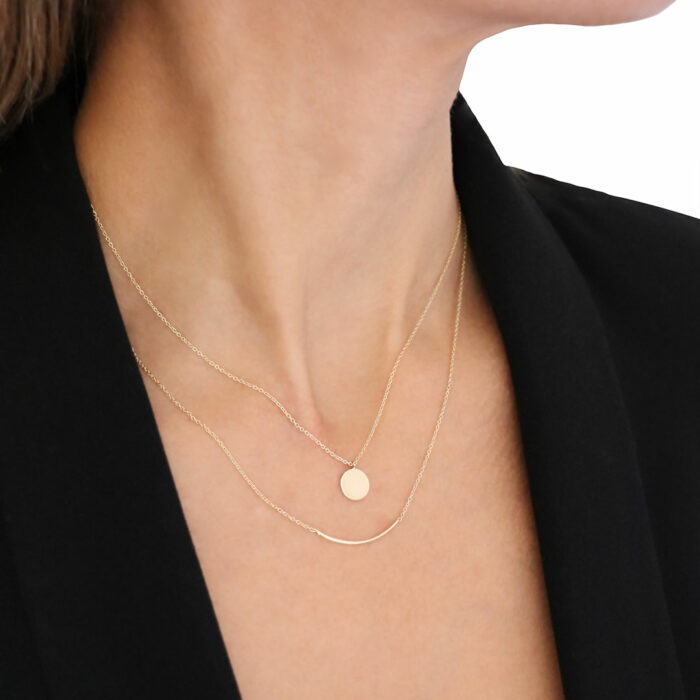 double chain necklace