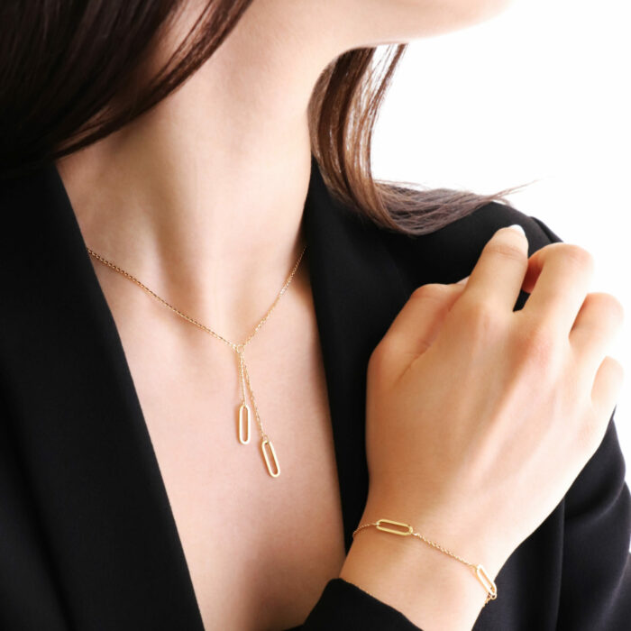 gold necklace women
