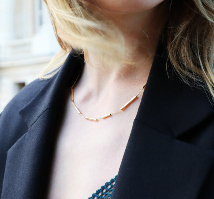 18k gold necklace