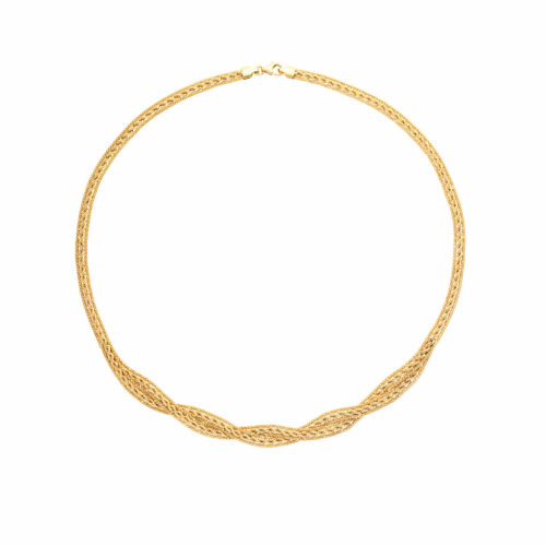 large gold necklace