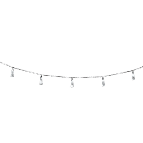 white gold diamond necklace
