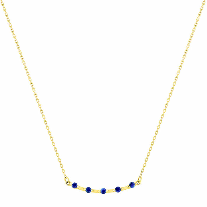 Shining Ruby Necklace - Yellow Gold - Image 2
