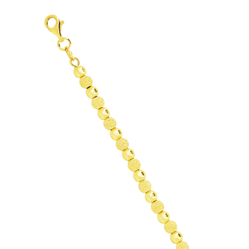 gold beads bracelet