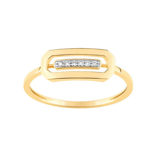 yellow gold diamond ring