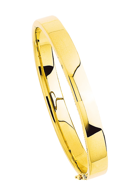 large rectangle bracelet gold