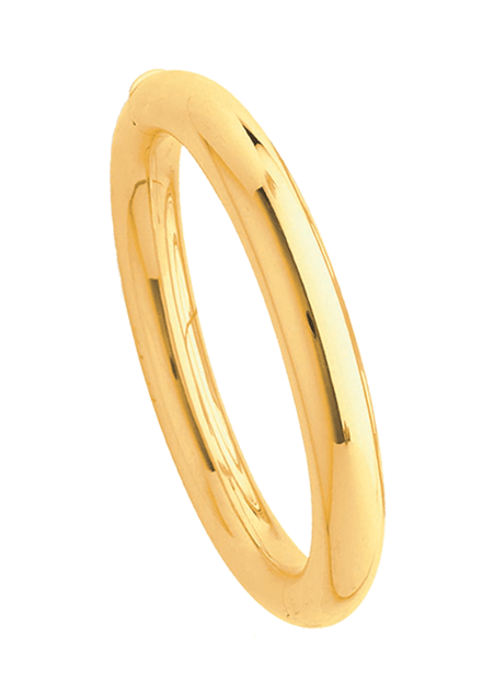 9mm large gold bangle