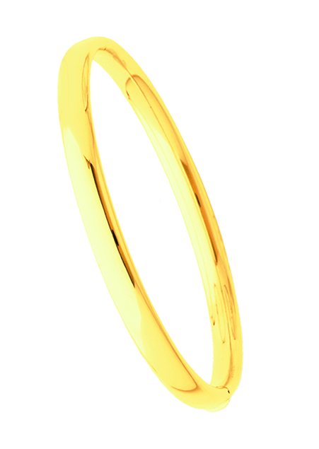 6mm Oval Wire Open Bangle