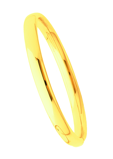 7mm Oval Wire Open Bangle