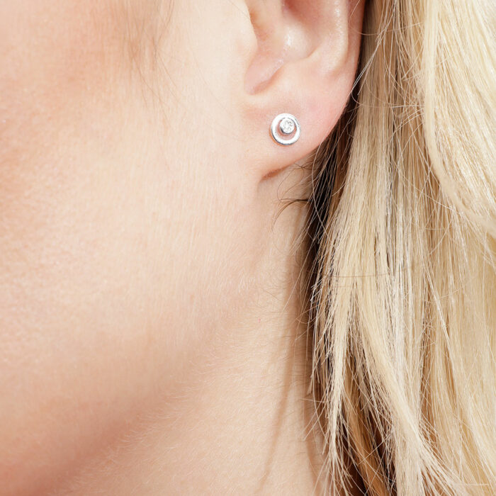 diamond stud earrings
