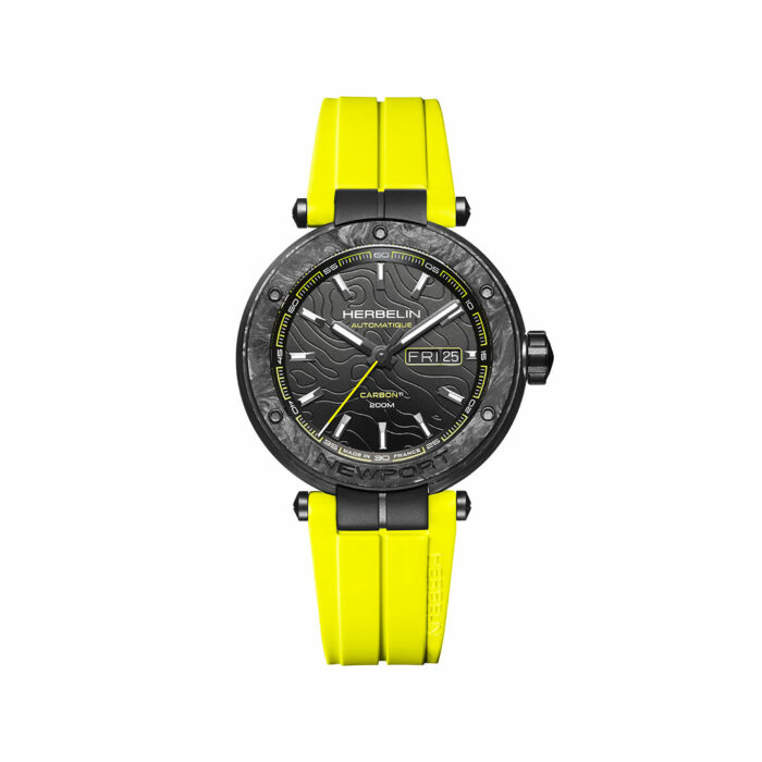 yellow strap watch men