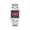 HERBELIN Cap Camarat Square Red Dial Watch