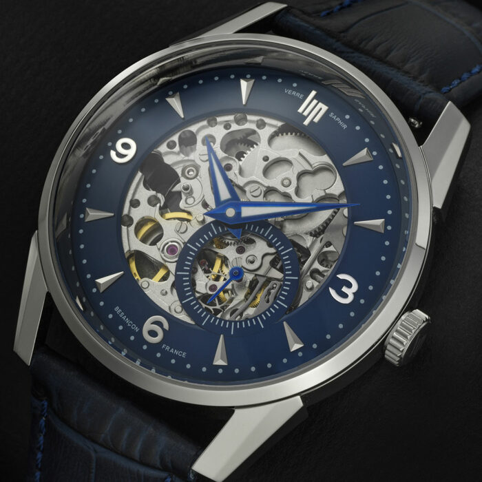 LIP Himalaya Blue Skeleton Watch 671625 - Image 5