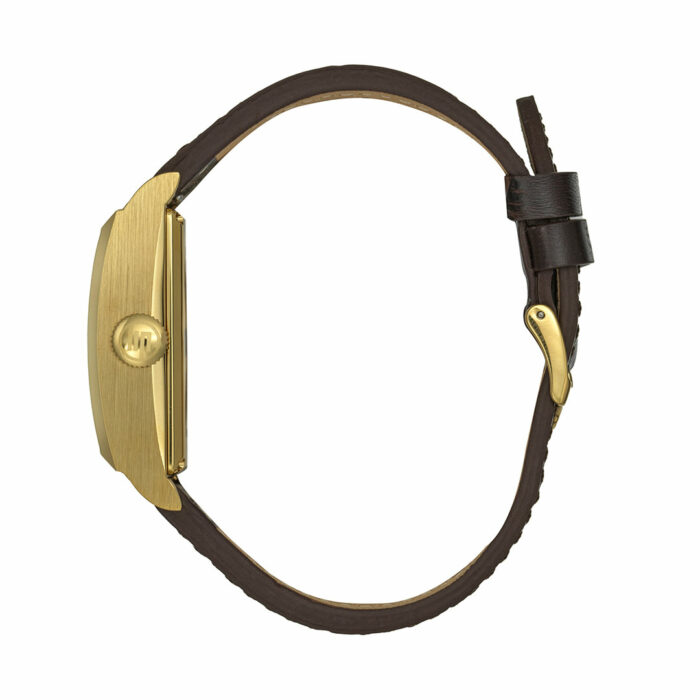 LIP Churchill T26 Automatic Watch - Golden with Brown Leather - Image 4