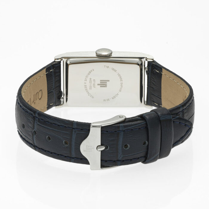 LIP Churchill T18 Watch 671937 Silver with Blue Leather - Image 2
