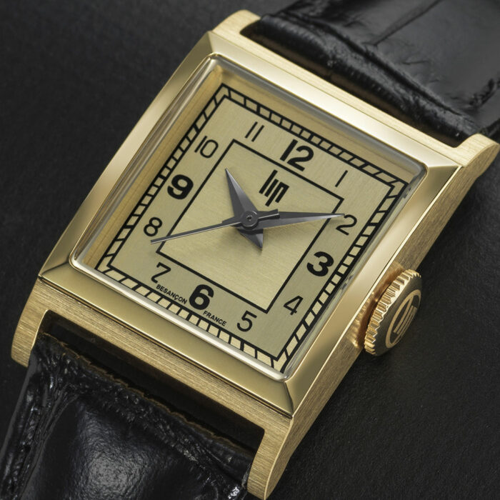 LIP Churchill C18 Watch - Golden with Black Leather - Image 5