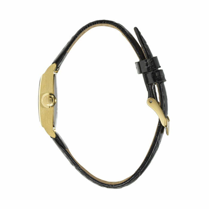 LIP Churchill C18 Watch - Golden with Black Leather - Image 4
