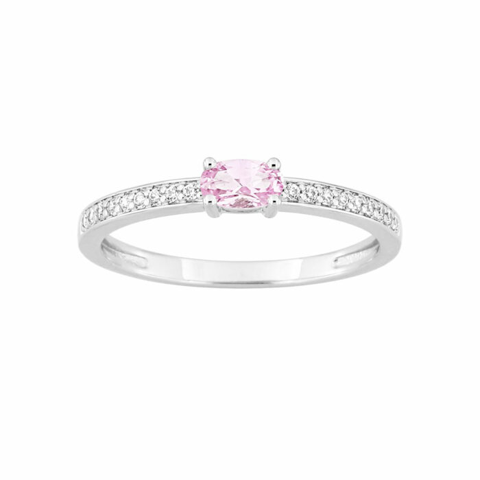 Lollipop Ring - Pink Sapphire