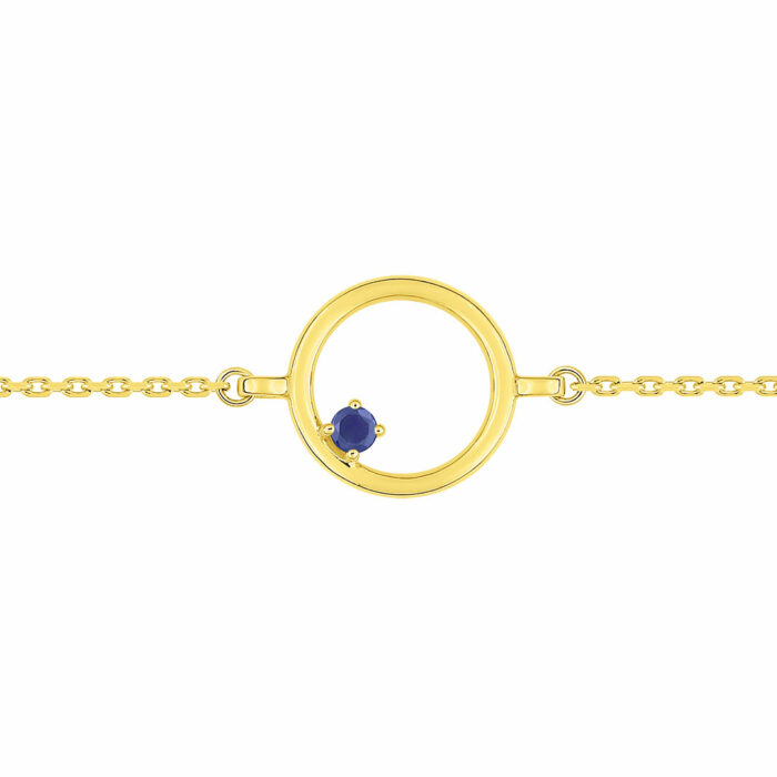 Bracelet Cercle Saphir