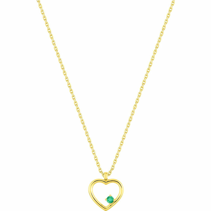 Collier Coeur Emeraude - Image 2