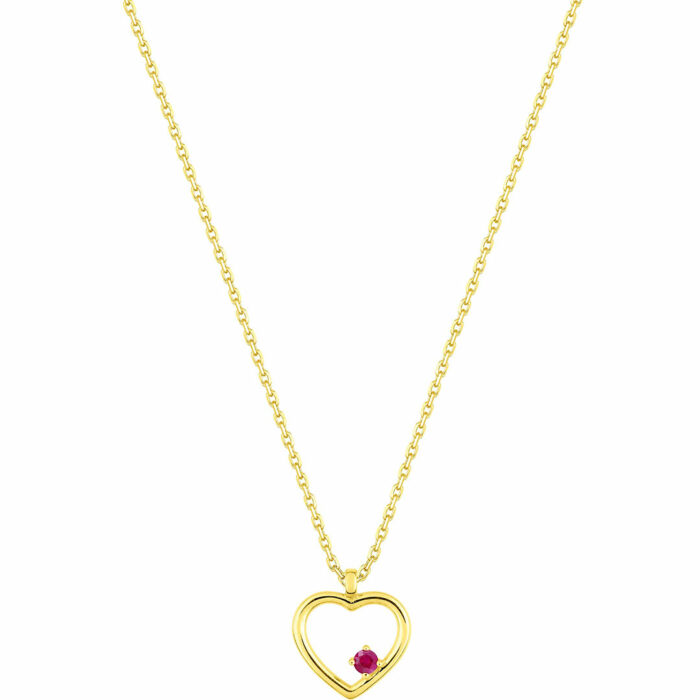 Collier Coeur Rubis - Image 2