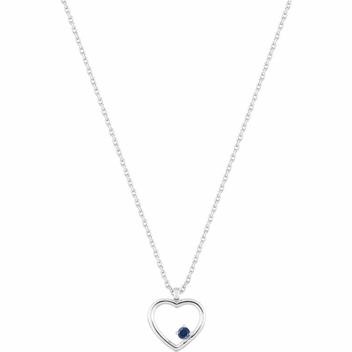 Collier Coeur Saphir - Image 2