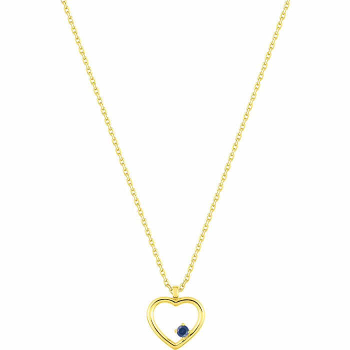 Collier Coeur Saphir - Image 3