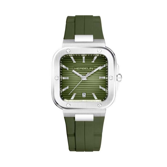 Herbelin Cap Camarat Square Green Watch