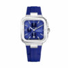 Herbelin Cap Camarat Square Chronograph Blue Watch